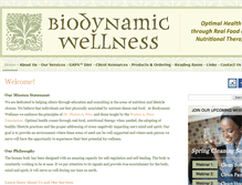 Tablet Screenshot of biodynamicwellness.com